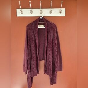 Anthropologie  Burgundy Sweater